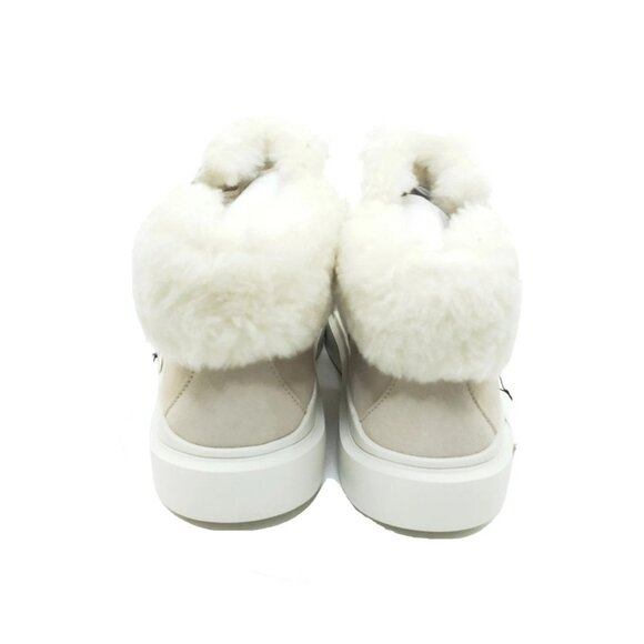 Cole Haan Grandpro Rally Ankle Boots Booties Shearling Waterproof Beige US 6 B - Picture 4 of 7